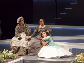 From left to right: Tina Stafford, Margaret Ivey, and Rebecca Hirota