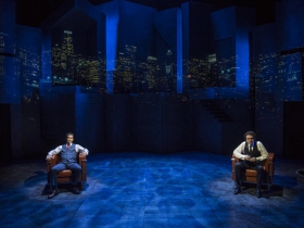 Milwaukee Repertory Theater presents Junk in the Quadracci Powerhouse from January 15 – February 17, 2019 featuring Demetrios Troy and Gregory Linington.