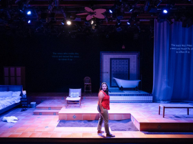 Milwaukee Repertory Theater presents Espejos: Clean in the Stiemke Studio, April 8 – May 11, 2025. Pictured: Regina Carregha as Adriana.
