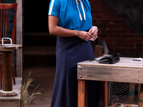 Milwaukee Repertory Theater presents August Wilson’s Seven Guitars in the Quadracci Powerhouse March 7 – April 2, 2023. Pictured: Saran Bakari