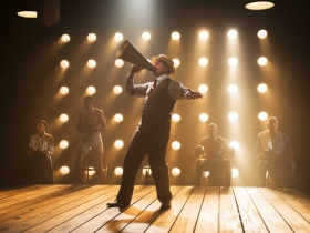 Milwaukee Repertory Theater presents The Royale in the Stiemke Studio from September 30 to November 6, 2016. John Gregorio and cast