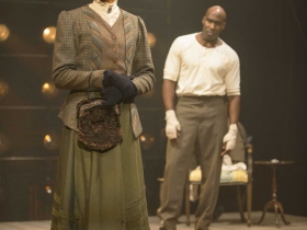 Milwaukee Repertory Theater presents The Royale in the Stiemke Studio from September 30 to November 6, 2016 featuring Left to right Sade’ E. Moore and David St. Louis