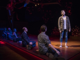 Milwaukee Repertory Theater presents Things I Know To Be True in the Quadracci Powerhouse from March 5– 31, 2019 featuring Aubyn Heglie and company.