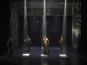 Milwaukee Repertory Theater presents Titanic The Musical in the Quadracci Powerhouse April 6 – May 14, 2022. Pictured: The cast of Titanic The Musical