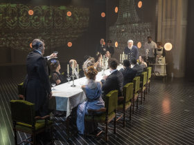 Milwaukee Repertory Theater presents Titanic The Musical in the Quadracci Powerhouse April 6 – May 14, 2022. Pictured: The cast of Titanic The Musical