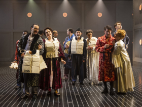 Milwaukee Repertory Theater presents Titanic The Musical in the Quadracci Powerhouse April 6 – May 14, 2022. Pictured: The cast of Titanic The Musical