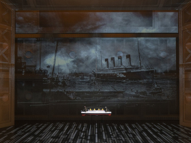 Milwaukee Repertory Theater presents Titanic The Musical in the Quadracci Powerhouse April 6 – May 14, 2022. Pictured: The set of Titanic The Musical
