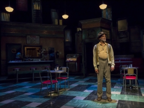 Holloway (Michael Anthony Williams) in Milwaukee Repertory Theater’s production of August Wilson’s Two Trains Running April 16 – May 12, 2019