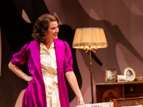Milwaukee Repertory Theater presents Wife of a Salesman in the Stiemke Studio September 27 – November 6, 2022. Pictured: Bryce Gangel.