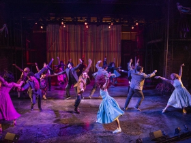 Milwaukee Repertory Theater presents West Side Story in the Quadracci Powerhouse September 17 – October 27, 2019. Pictured: The company of West Side Story