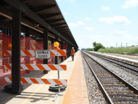 Milwaukee Airport Rail Station Construction
