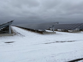 Solar installation, 1600 E. College Ave.