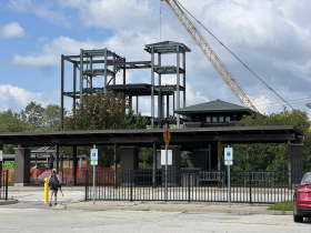 Milwaukee Airport Rail Station Construction