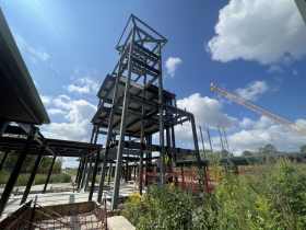 Milwaukee Airport Rail Station Construction