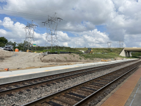 Milwaukee Airport Rail Station Construction