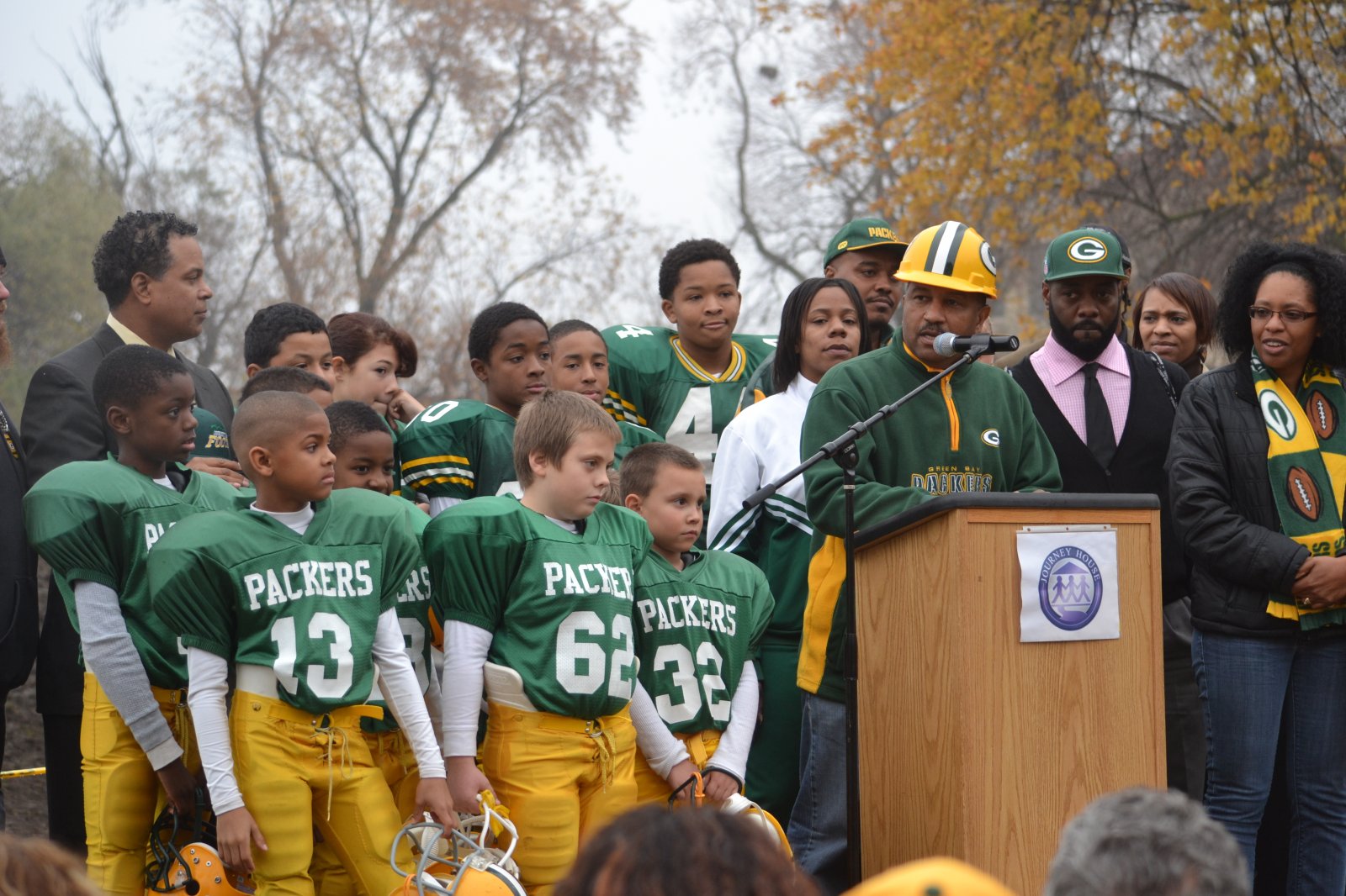 Director of Youth Programs at Jouney House, Charles Brown, tells the story of the football field