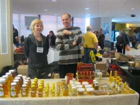 A variety of honey.
