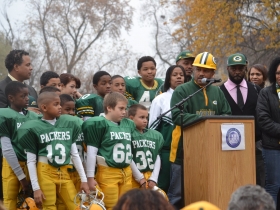 Director of Youth Programs at Jouney House, Charles Brown, tells the story of the football field