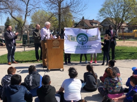 40th Anniversary Banner for Tree City USA