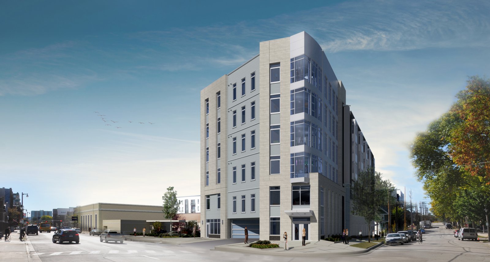 Phase 1 NE corner view