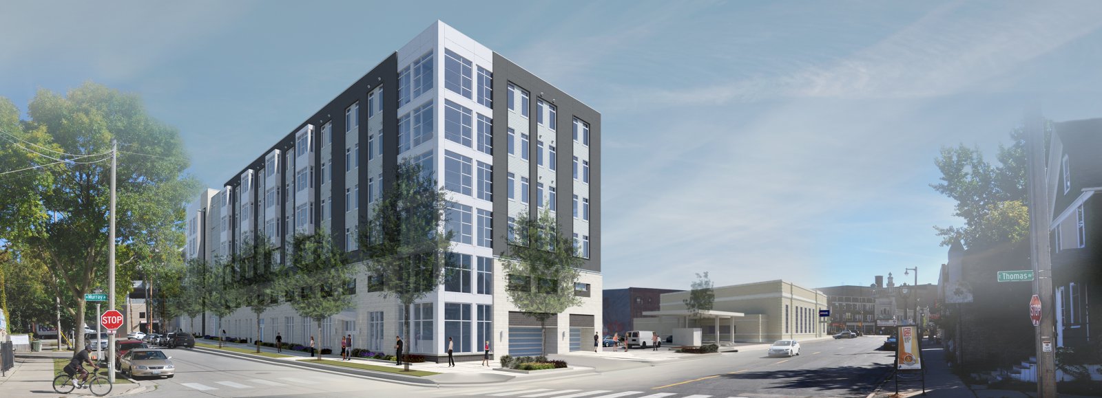 Phase 1 NW corner view