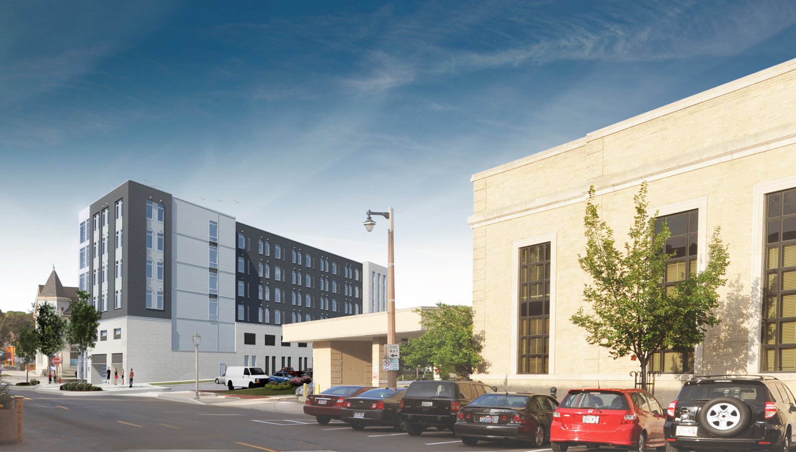 Phase 1 SW corner view