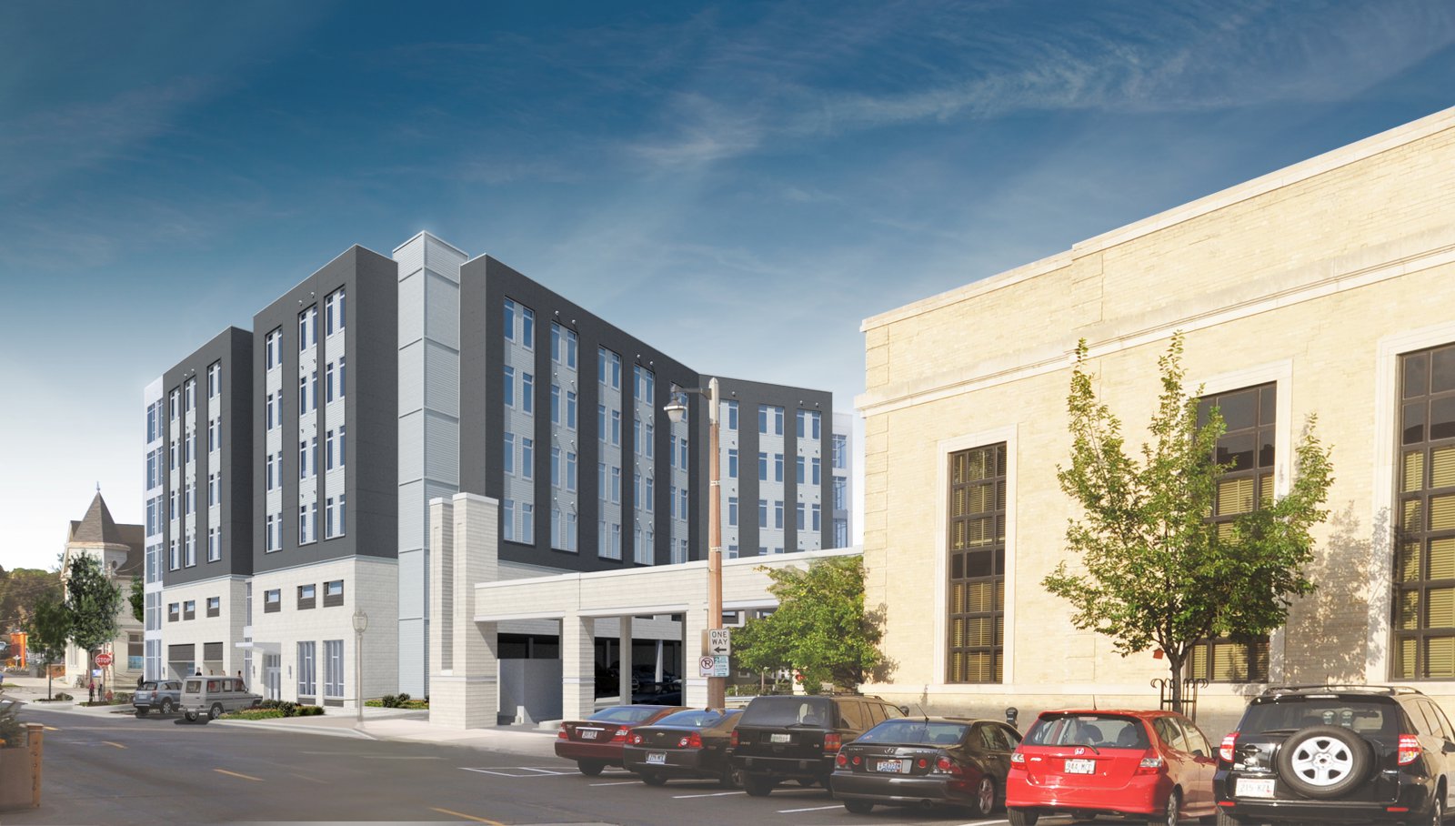 Phase 1 and 2 SW corner view