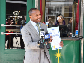 Mayor Cavalier Johnson Proclaims It Downer Theatre Day