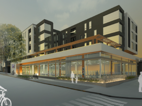 The Standard at East Library - Rendering Full View.
