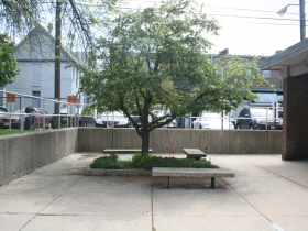 East Library Rear Patio