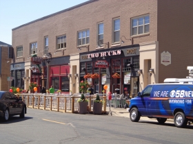 Divino Wine & Dine and Two Bucks Parklet.