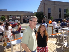 Tom Daykin and Andrea Rowe Richards.