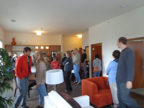 A large crowd came out for the tour.