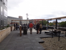 Rooftop deck.