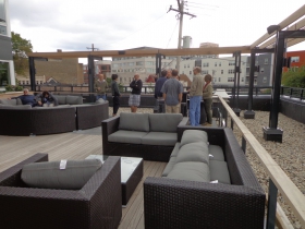 Rooftop deck.