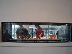 New East Library Fireplace