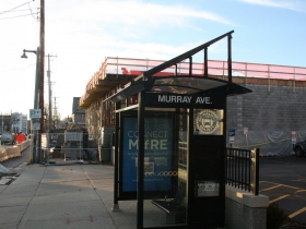 Construction of The Standard at East Library.