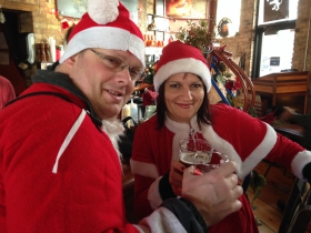 Dave Reid and Mariiana Tzotcheva at Cafe Hollander.