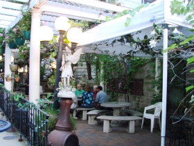 Patio at Paddy's Pub.