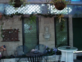 Patio at Paddy's Pub.