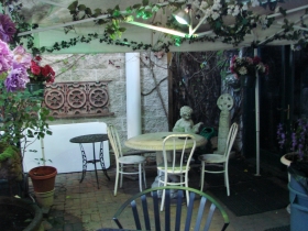 Patio at Paddy's Pub.