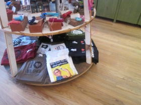 The Tool Shed hosts regular events, including classes and discussions, inside the shop.