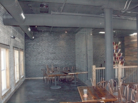Second floor seating area.