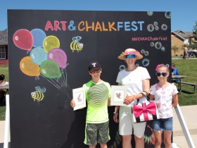 John Paul, Paula and Gianna Beine from West Bend, WI