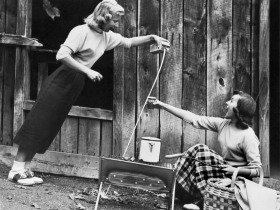Pouring Milk at the Wonder Spot, 1957