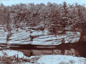 The Narrows, Dells of the Wisconsin, 1900