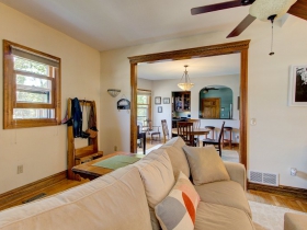 Living Room, Dining Room and Kitchen