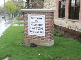 Historic Layton Boulevard Marker