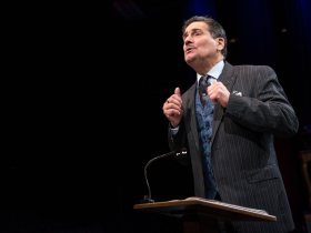 David Cecsarini in Next Act Theatre's Three Viewings