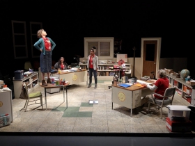 April Paul, Ericka Wade, Malaina Moore and Flora Coker in PRINCIPAL PRINCIPLE